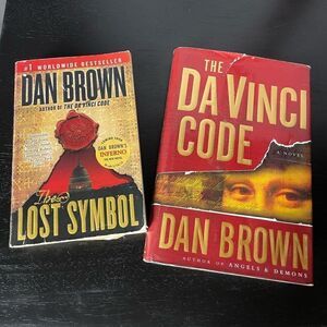 Dan Brown Book Bundle, “The DaVinci Code,” & “The Lost Symbol”